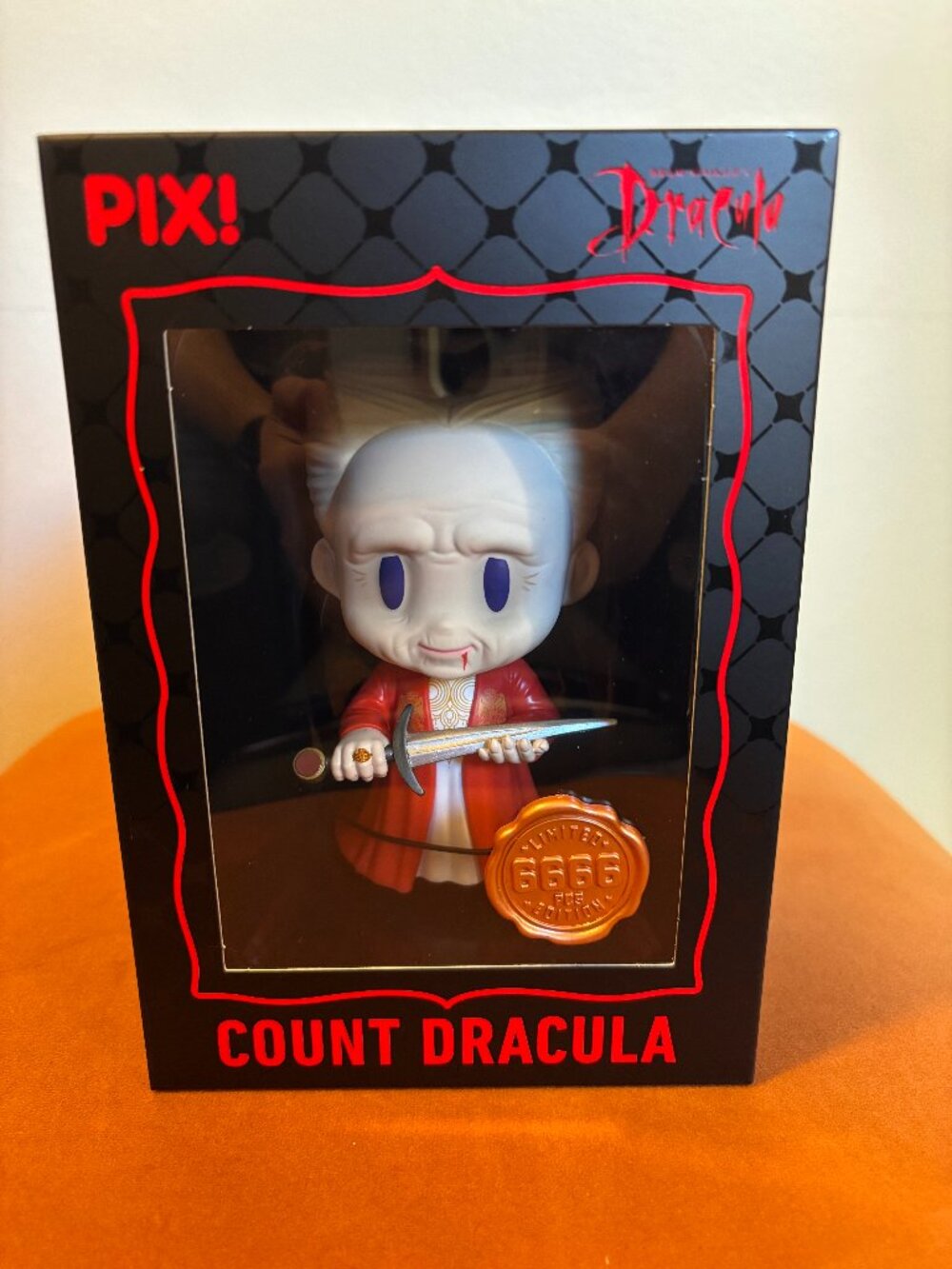 Thrilljoy PIX! Count Dracula Bram Stoker LE 6666 Figure Open Box